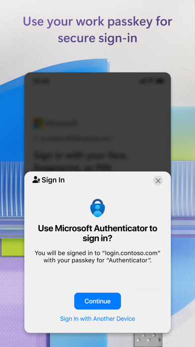 Скриншот Microsoft Authenticator 7