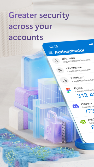 Скриншот Microsoft Authenticator 1