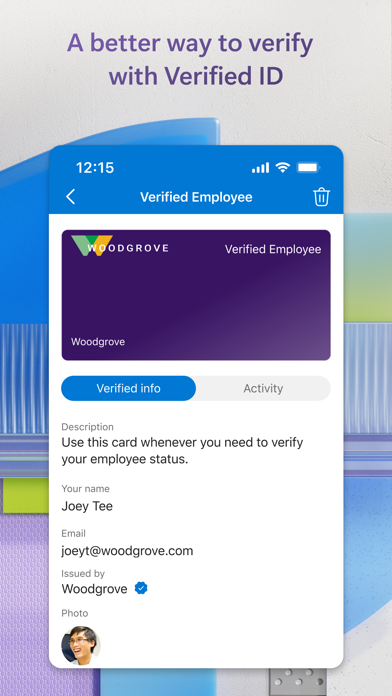 Скриншот Microsoft Authenticator 6